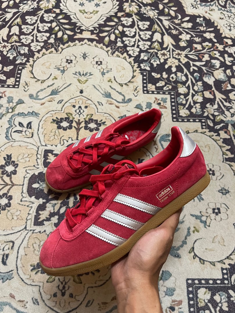 Adidas trimm star red hot sale