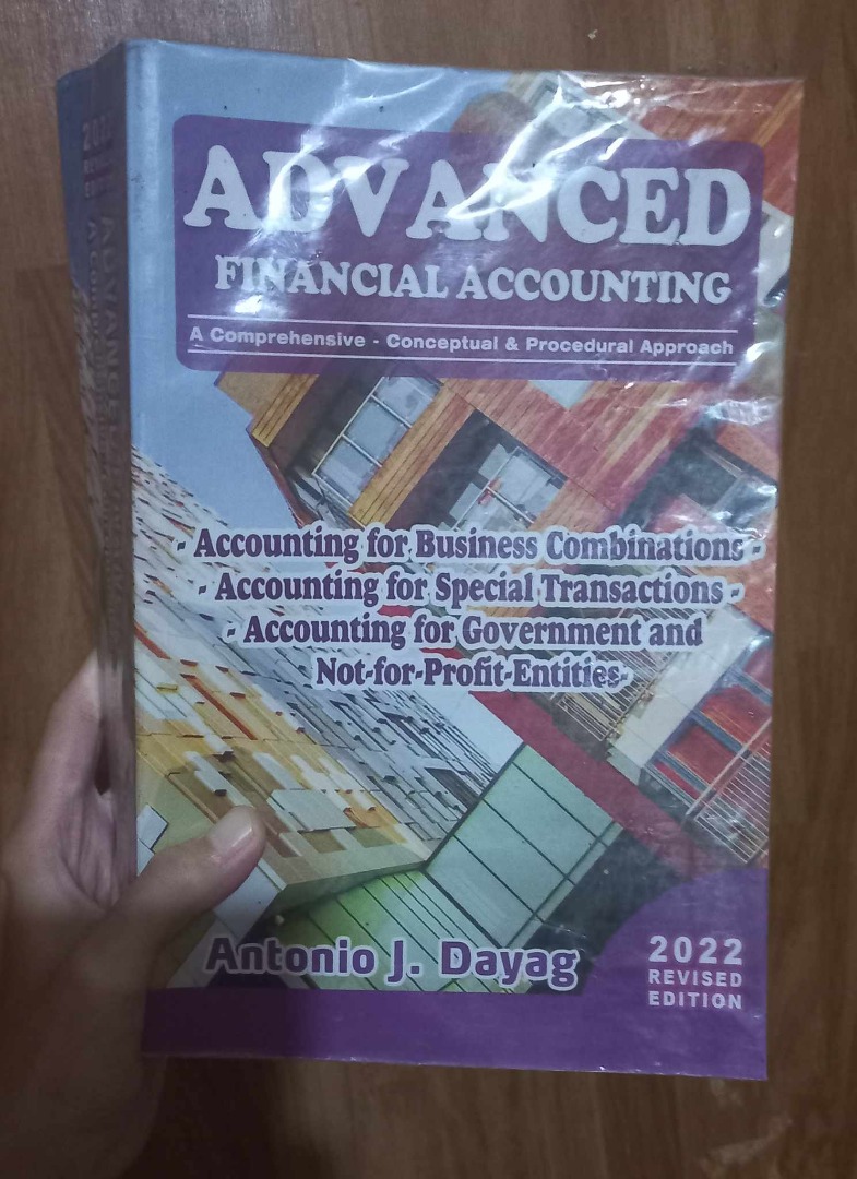 Advanced Financial Accounting (2022 Revised Edition), Hobbies & Toys ...
