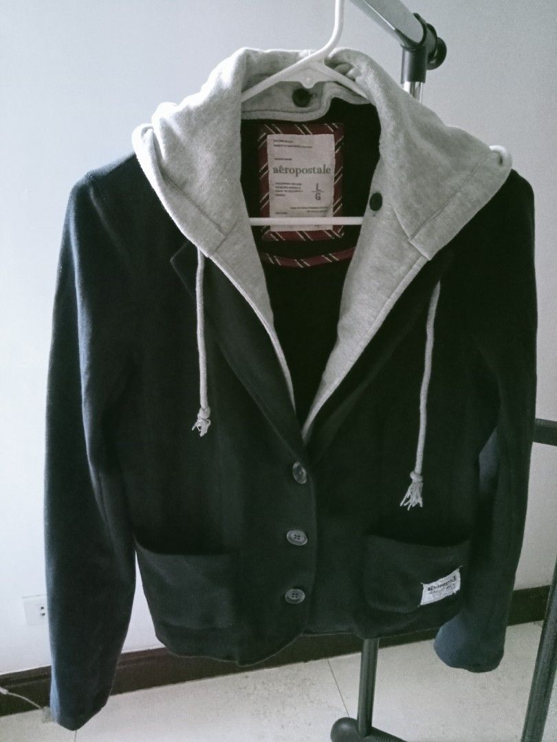 AEROPOSTALE JACKETWITH DETACHABLE HOOD FOR HER LARGE Women s