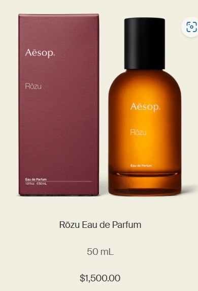 Aesop rozu 香水, 美容＆個人護理, 健康及美容- 香水＆香體噴霧- Carousell