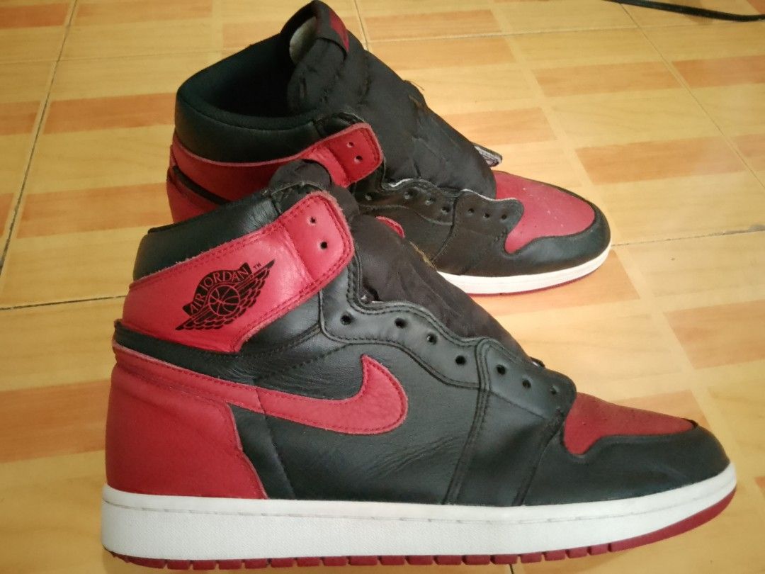 Air Jordan 1 Bred 2016 Size 11 Men s Fashion Footwear Sneakers