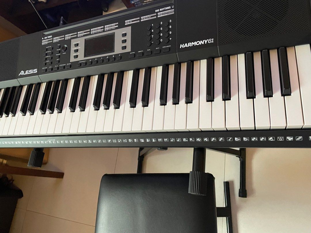 Alesis Keyboard (Category: Musical Instruments) located in Paranaque City. Submitted by mandsss21 (Listing ID 1260731333, Image 2). Description: Never been used 10/10 condition Comes with stand, chair, microphone, and headphones Please message for more inquiries.
