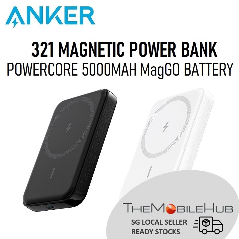 Anker 321 PowerCore 5000mAh MagGo Wireless Charging Power Bank