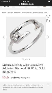 Auth Messika ring by GIGI Hadid x Cartier