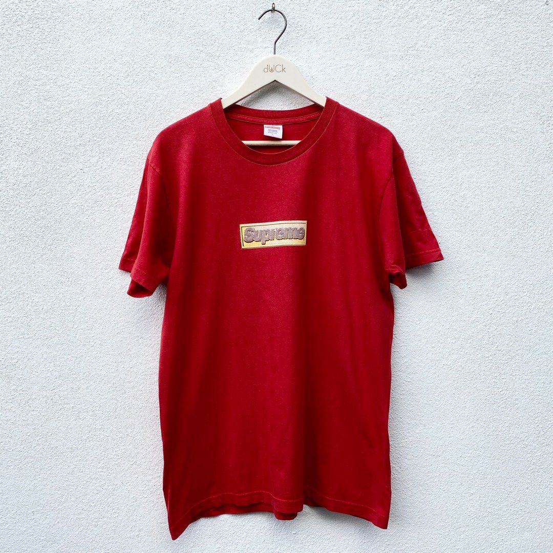 Supreme LV Red Shirt, Women's Fashion, Tops, Shirts on Carousell