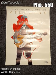 Authentic QUEENS OF THE STONE AGE 'Villains' Poster (B2B)