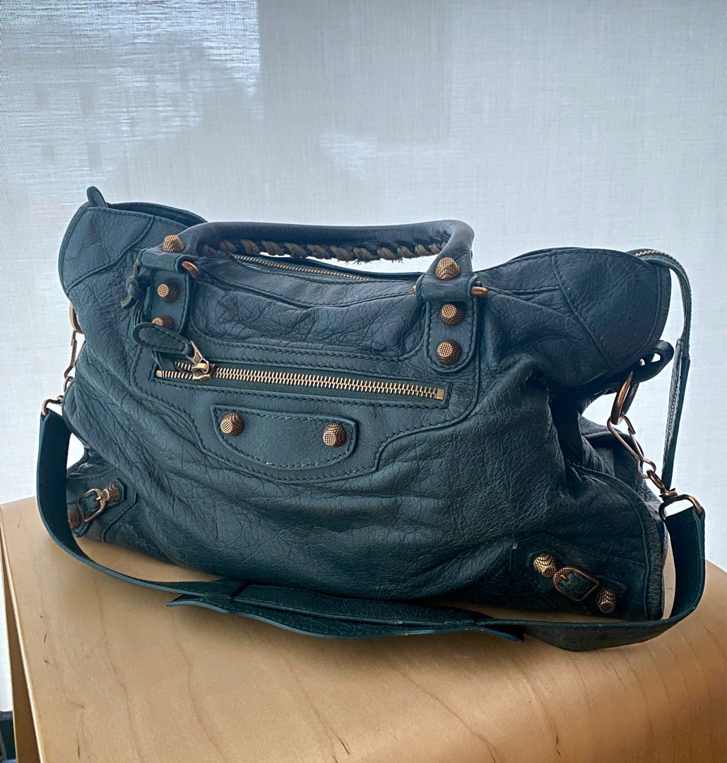 Balenciaga City Bag Rose Gold Hardware Luxury Bags Wallets on