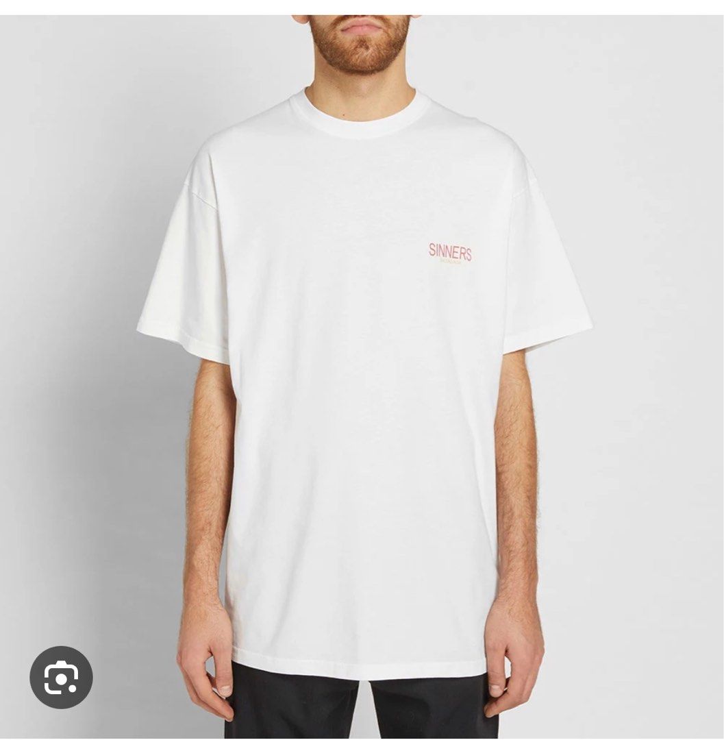 Balenciaga sinners t 2025 shirt white