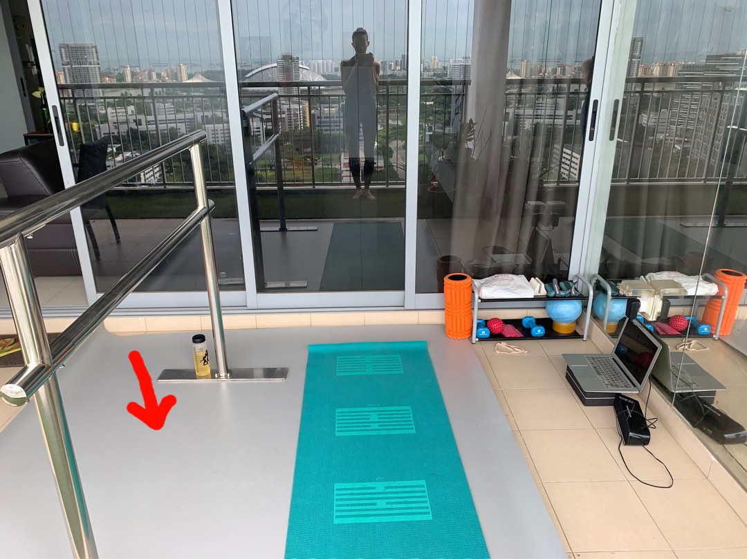 Ballet dance mat/floor, Sports Equipment, Exercise & Fitness, Exercise