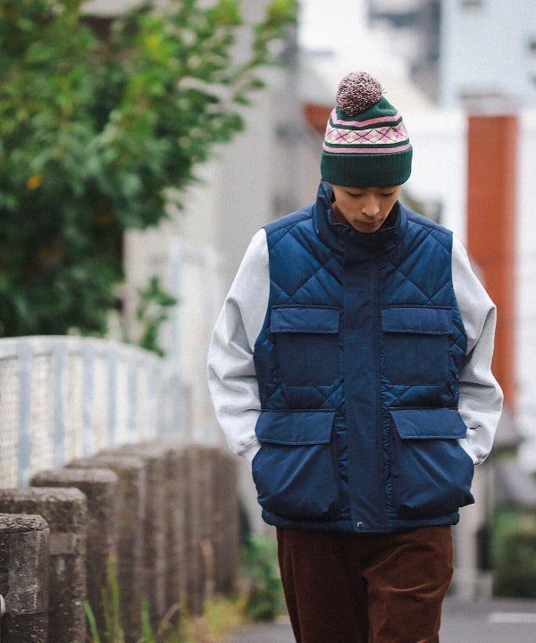 Beams Quilted Vest Navy Wtaps Sedan All Purpose See See SFC