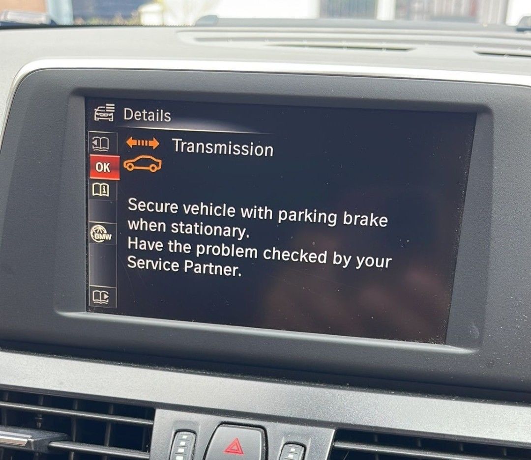 BMW Mini Secure Vehicle with Parking Brake Not Secured Secure Vehicle