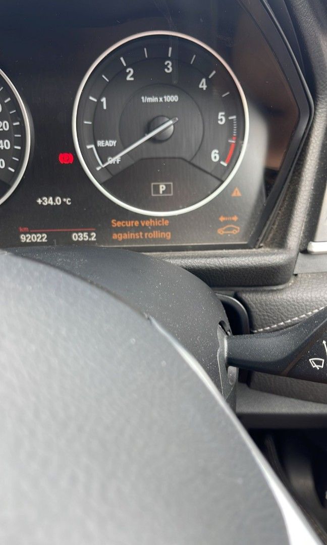 BMW Mini Secure Vehicle with Parking Brake Not Secured Secure Vehicle