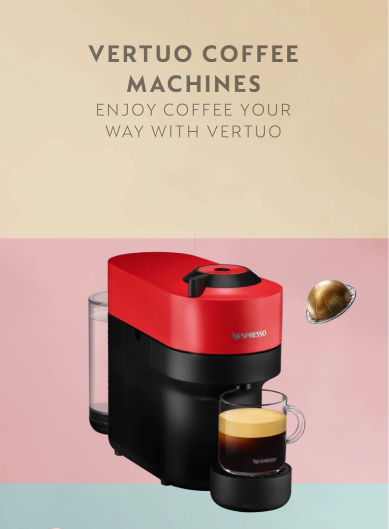 VERTUO POP Spicy Red & Aeroccino3