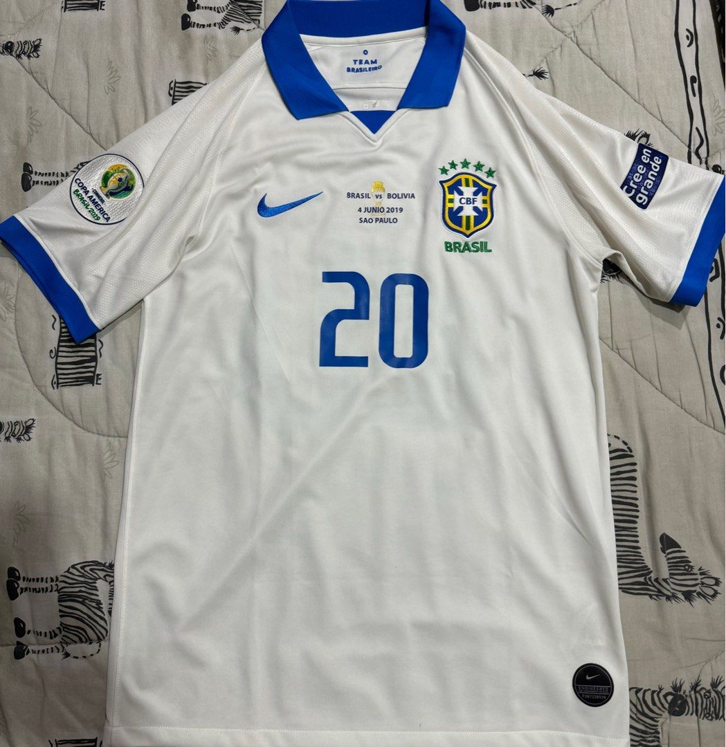 2022 Brazil Away Jersey #10 Nike World Cup Brasil size Medium