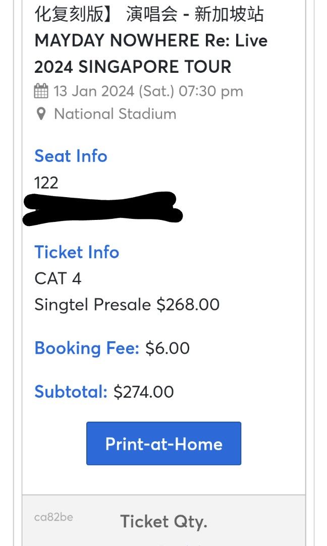 Cat 4 Mayday Nowhere ReLive 2024, Tickets & Vouchers, Event Tickets on