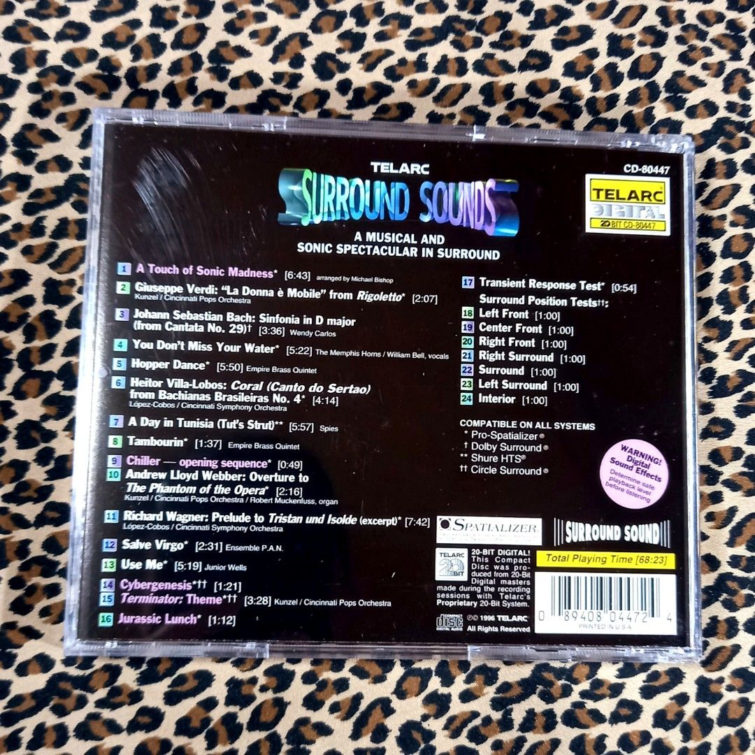 [CD] Surround Sounds***A Musical and Sonic Spectacular in Surround 