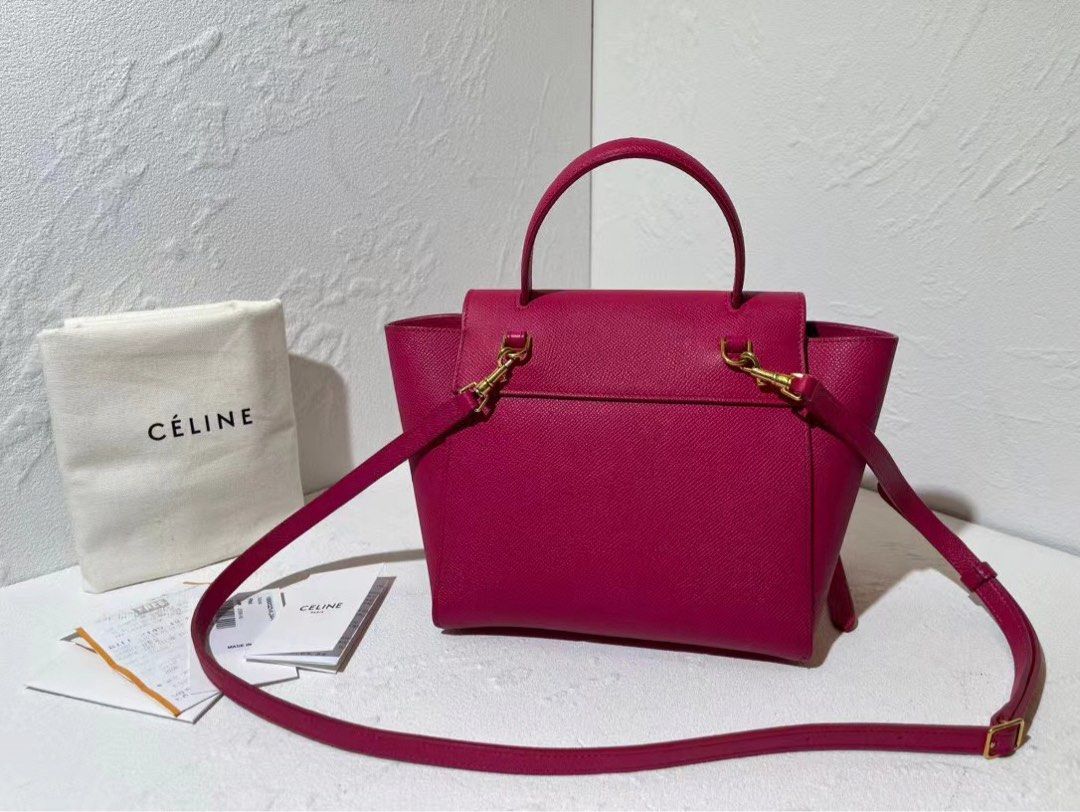 Celine Nano Belt Bag in grained Calfskin, Luxury, Bags & Wallets on  Carousell