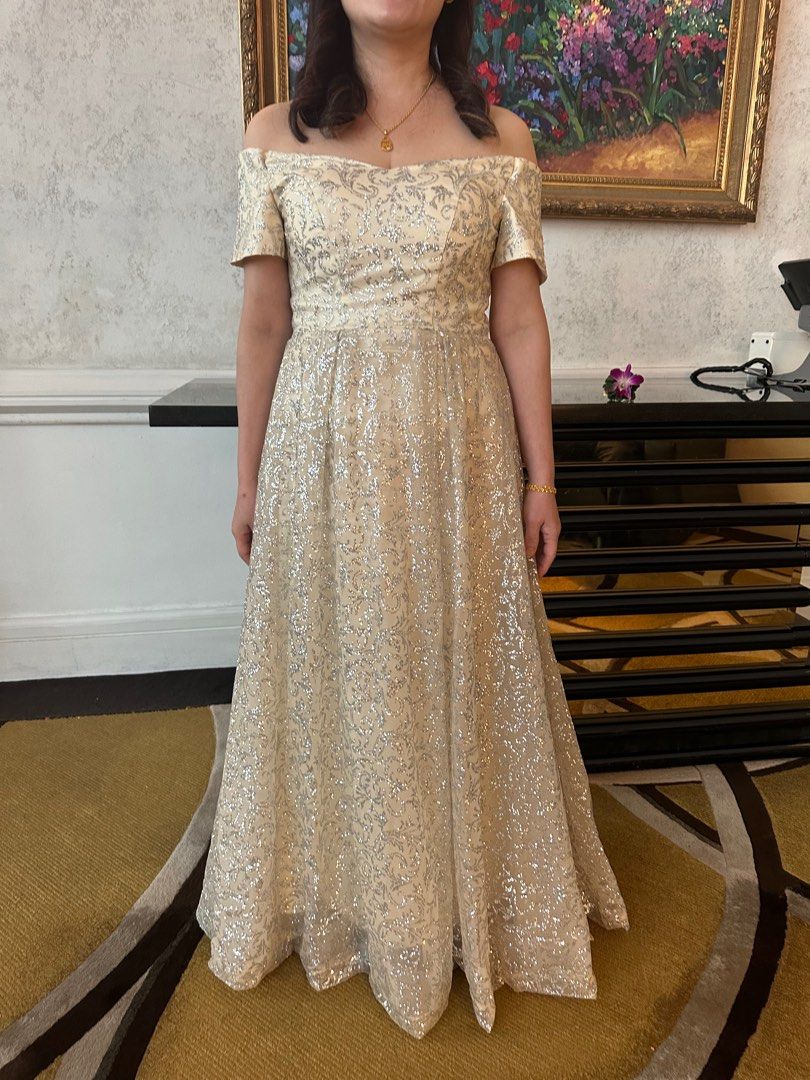 Champagne Evening Dress Women s Fashion Dresses Sets Evening