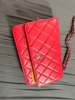 Affordable chanel woc red For Sale, Bags & Wallets