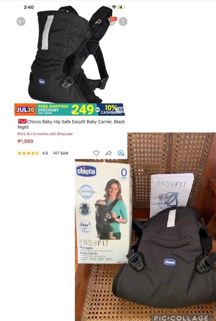 Chicco baby carrier best sale bag