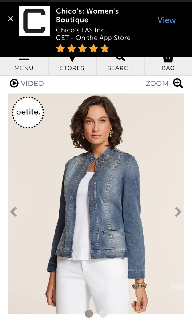 Chicos petite jackets 2025