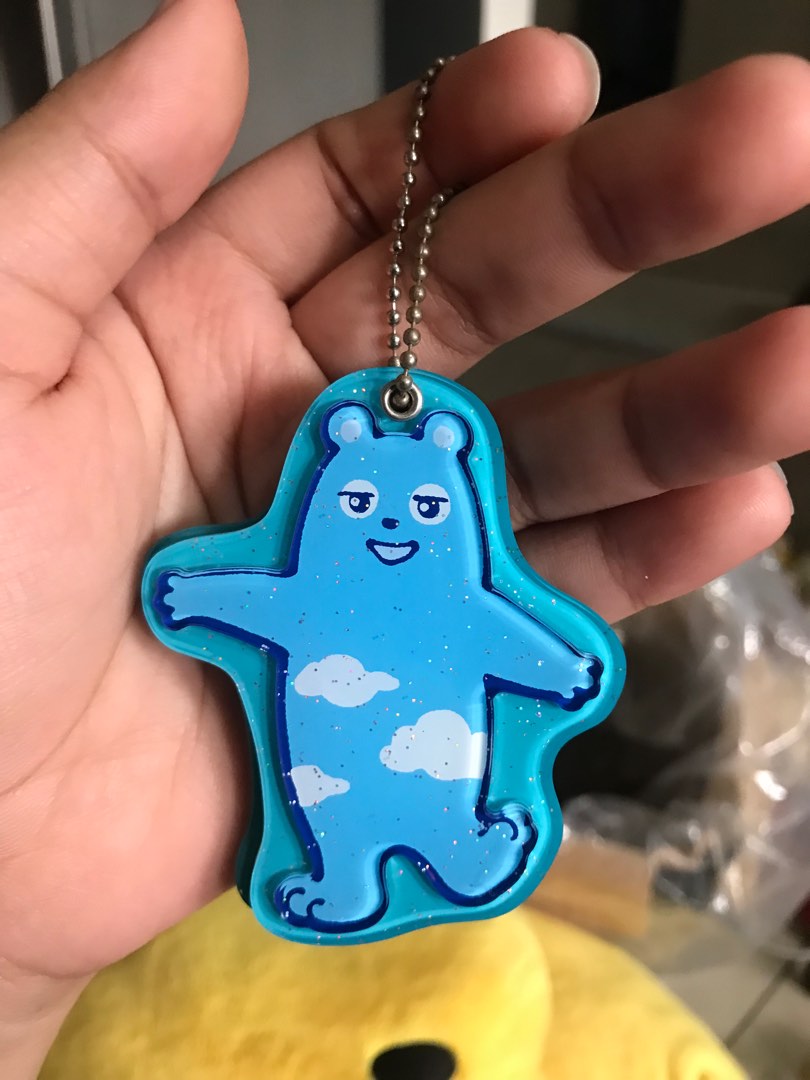 Cloud Bear mirror with markings, Hobbies & Toys, Toys & Games on Carousell