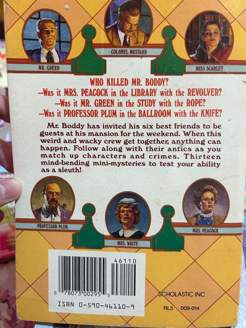 Clue #1 Who Killed Mr Boddy? By A E Parker Hobbies Toys Books