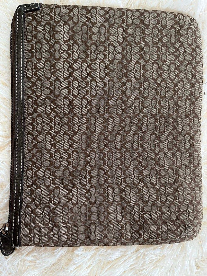 Coach shop ipad pouch