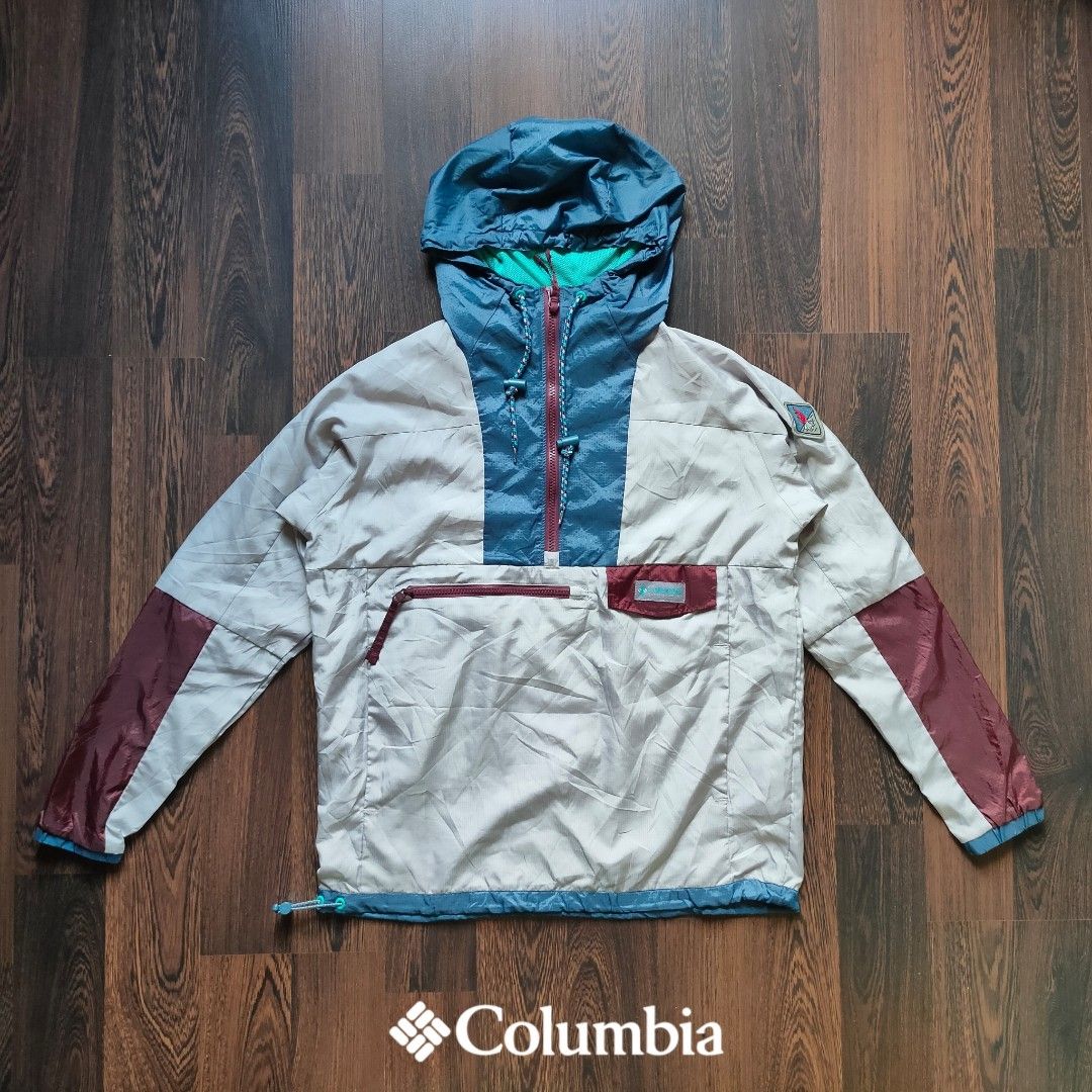 COLUMBIA OUTDOOR SPORTSWEAR Hood River 1991 Pull Over Anorak