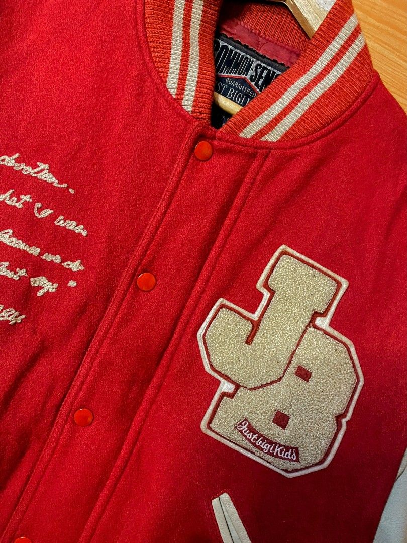 VINTAGE 00 s Japan Common Sense JUST BIGI KIDS Varsity Jacket