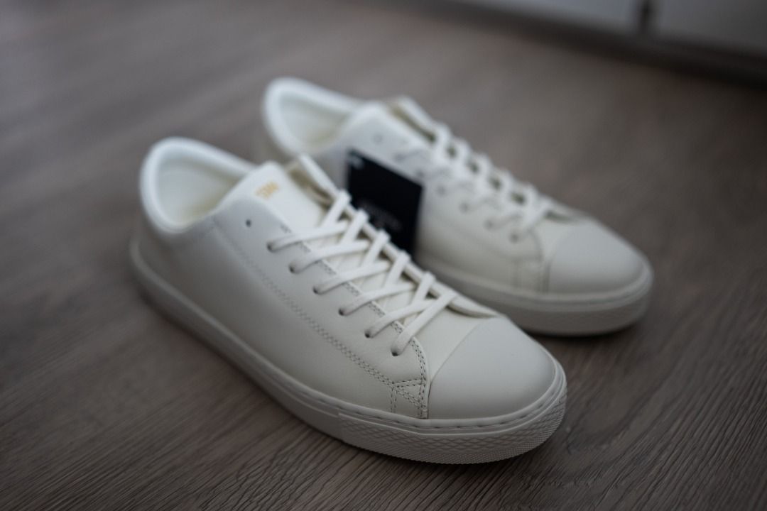 All star leather ox white sale