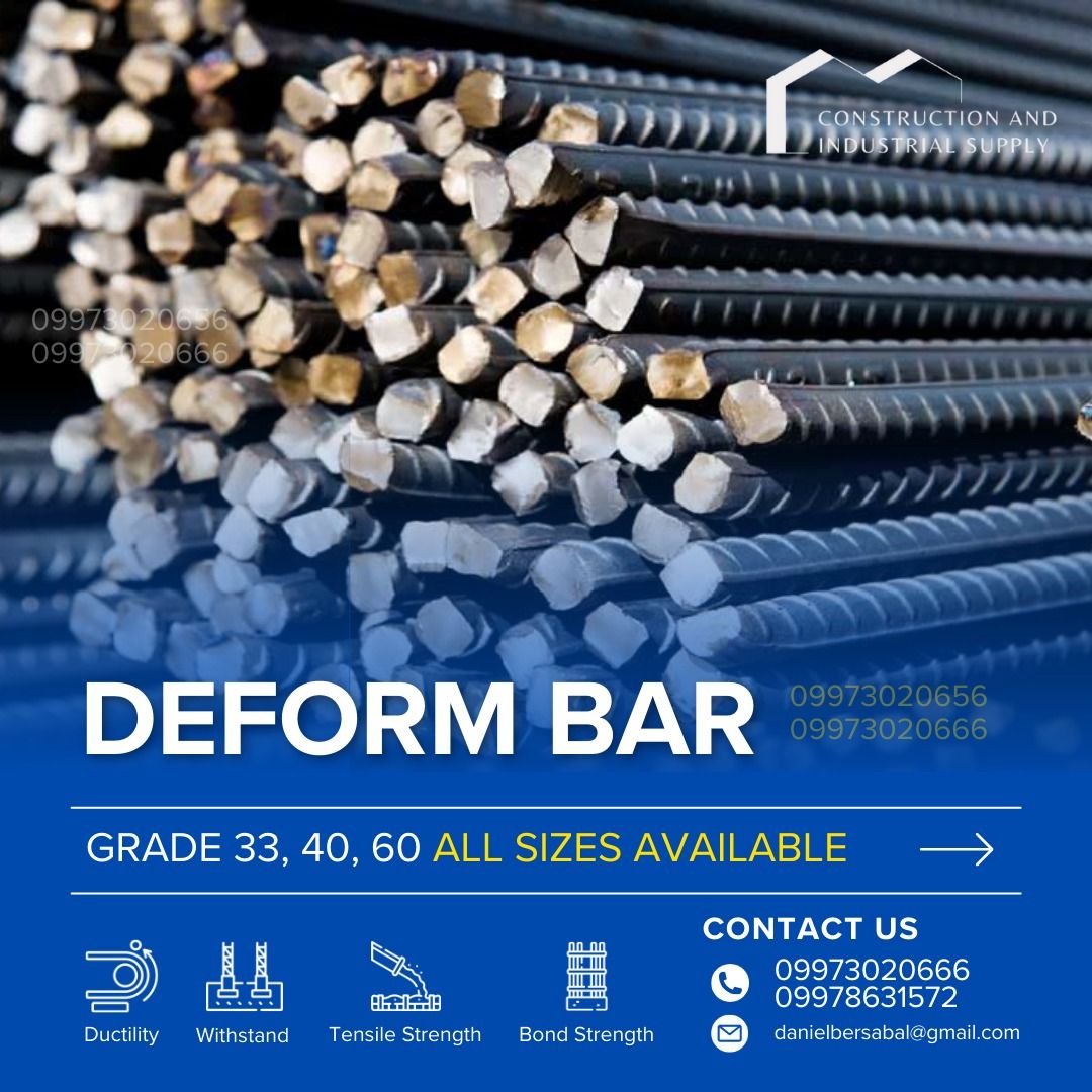 Corrugated Bar Deformed Bar Deform Bar Metals Kabilya Steel