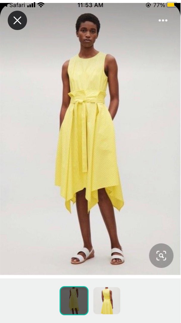 Cos striped dress on sale