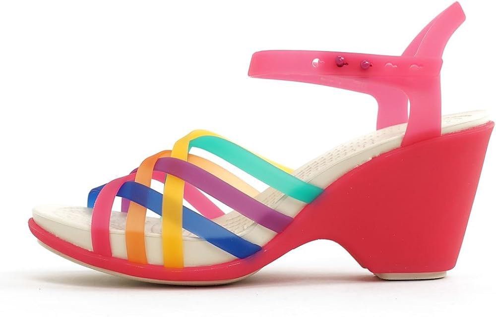 crocs huarache wedge sandals