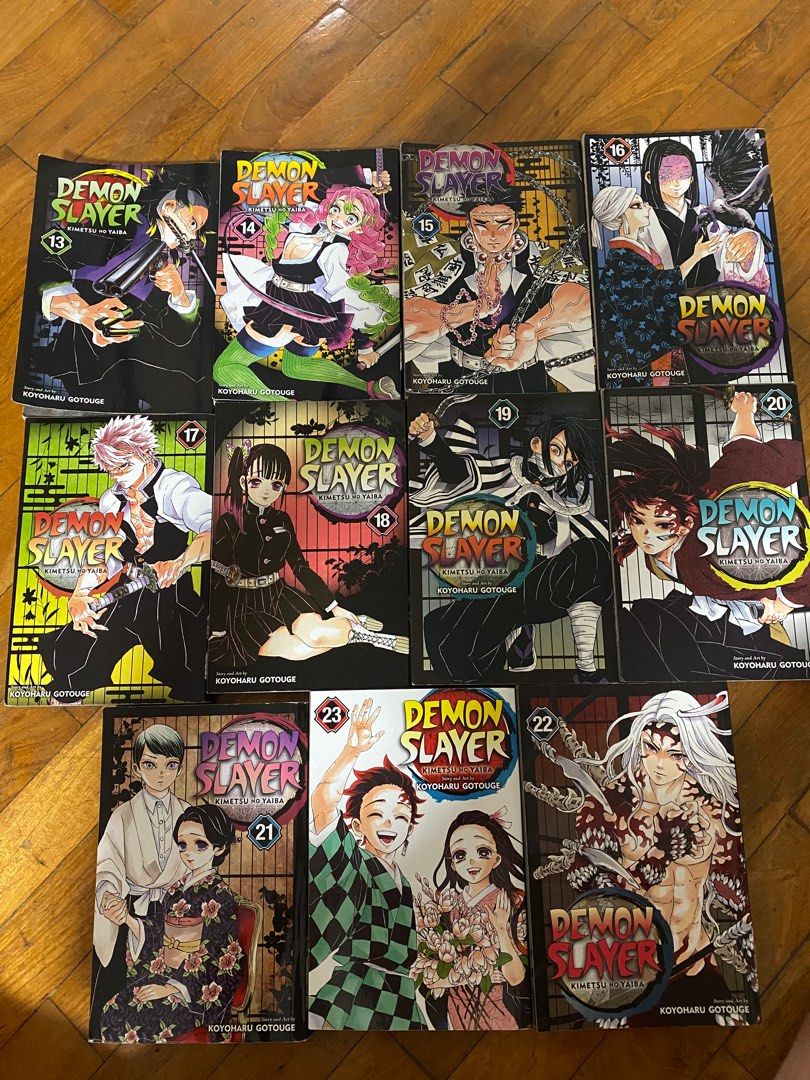 Demon Slayer Kimetsu no Yaiba Vol.1-23 Complete set Japanese Manga comic  book