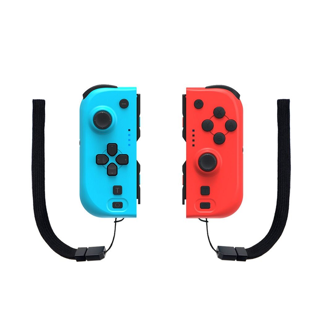 DOBE TNS-0163 Wireless Joycon Controller with NFC Function for Nintendo Switch / OLED (Category: Controllers) located in Las Pinas. Submitted by techsmartph (Listing ID 1260659835, Image 3). Description: * The design has a Turbo setting function, can change the Turbo rate, has a screenshot button, and a six-axis gravity sensor function. * With dual vibrator vibration function. * Support NFC sensing. * Support host wake-up function and code key co