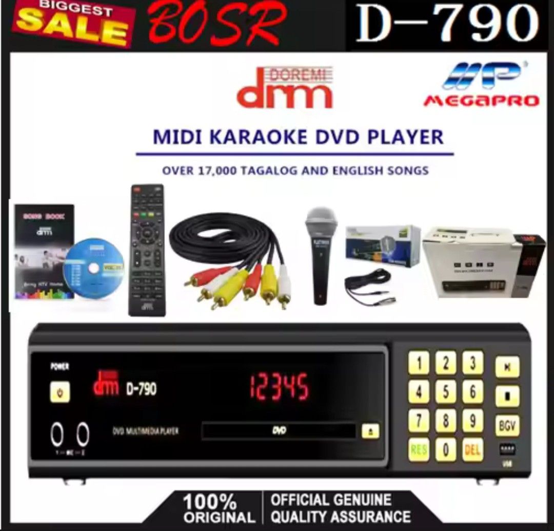 Doremi MegaPro Midi Karaoke Dvd Player, Audio, Other Audio Equipment on