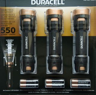 Duracell Ultra 550 Lumens Aluminum Flashlight (Item Code 660)