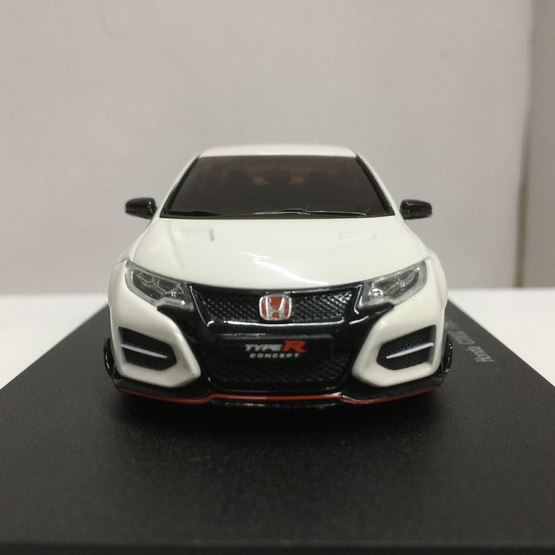 Miniature Ebbro Honda Civic Type R Concept 2014, Blanche, 1/43, Neuve