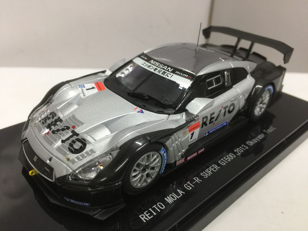 EBBRO 1/43 NISSAN REITO MOLA GT-R SUPER GT500 2013 Okayama Test #1