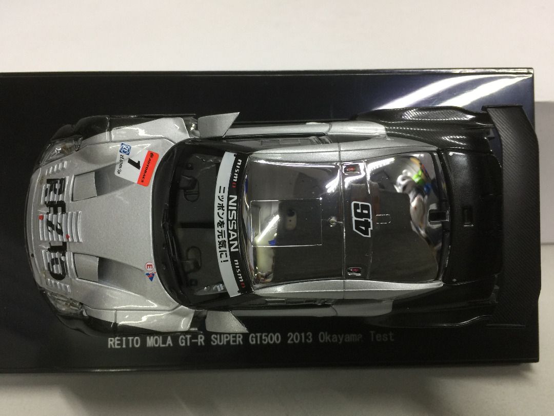 EBBRO 1/43 NISSAN REITO MOLA GT-R SUPER GT500 2013 Okayama Test #1