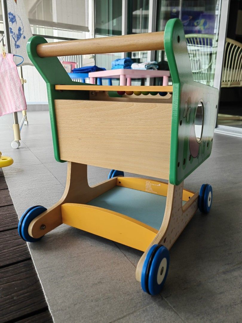 Elc wooden shopping trolley clearance