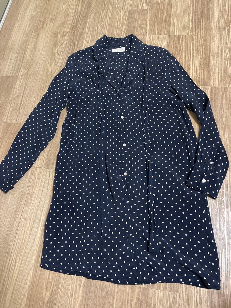 Everlane Polka Dot shirt dress Women s Fashion Dresses Sets