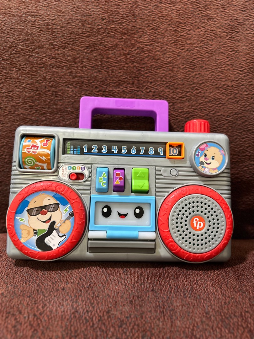 Fisher Price Laugh Learn Boombox Babies Kids Infant Playtime
