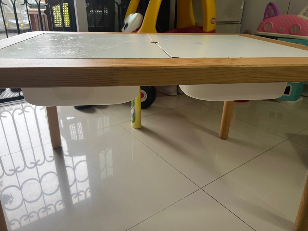 Flisat Ikea Table, Furniture & Home Living, Furniture, Tables & Sets on Carousell