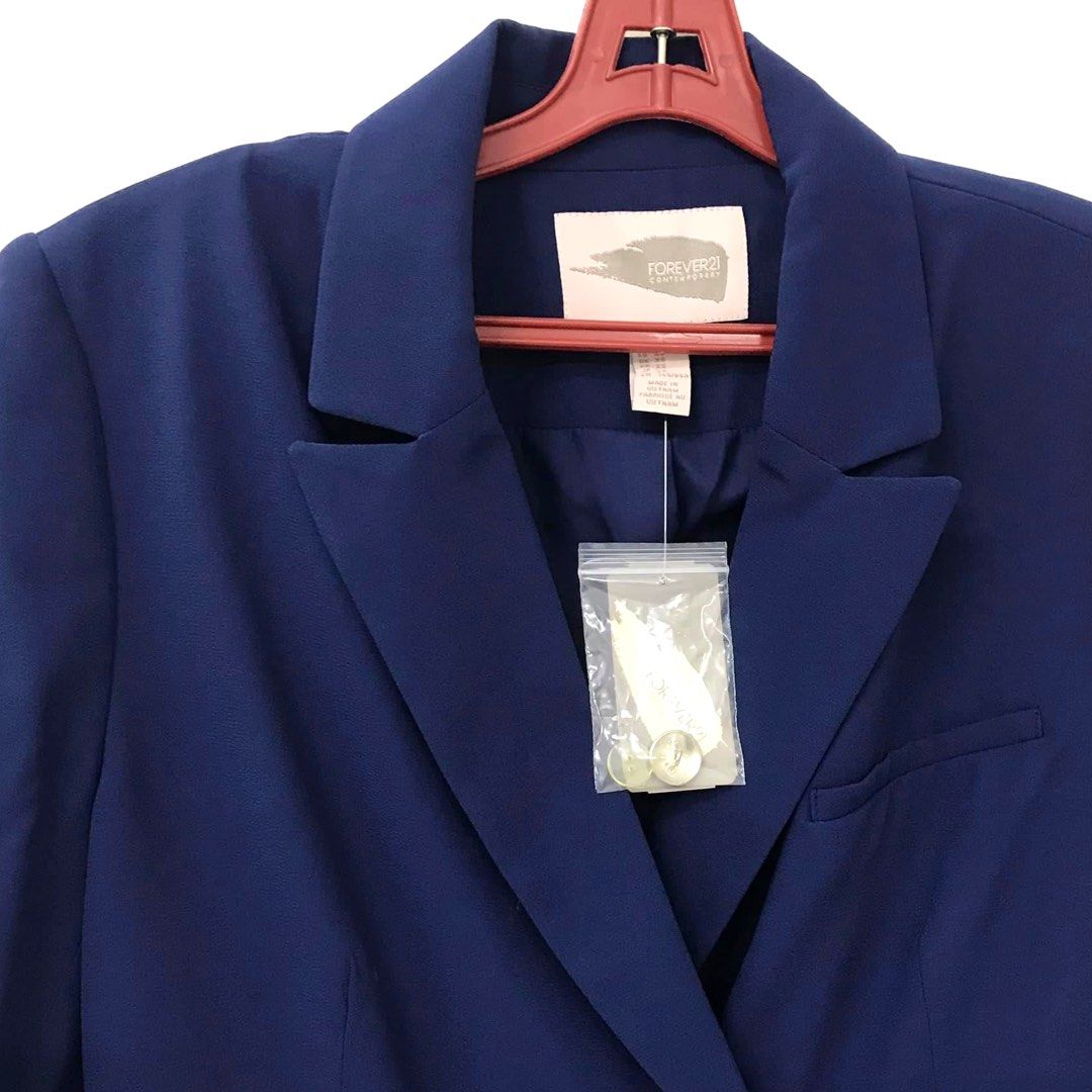 Forever 21 on sale blue coat