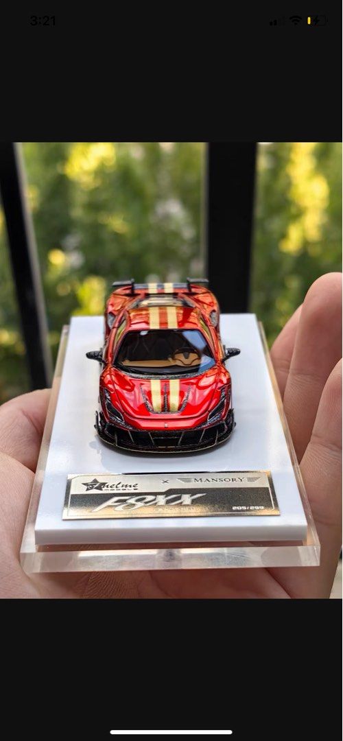 1/64 Fuelme Mansory マンソリー　フェラーリ　F8XX 赤