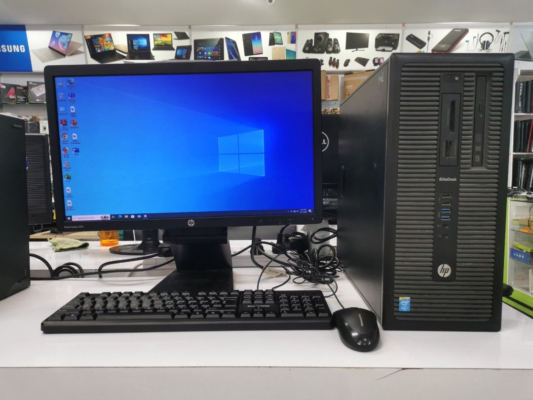 FULL SET PC AND MONITOR HP Core i5 with 22 inch Monitor, Computers