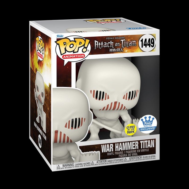 FUNKO POP! SUPER WAR HAMMER TITAN (GLOW), Hobbies & Toys, Collectibles &  Memorabilia, Fan Merchandise on Carousell