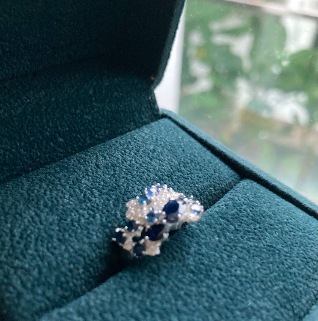 Real blue sapphire rings hotsell